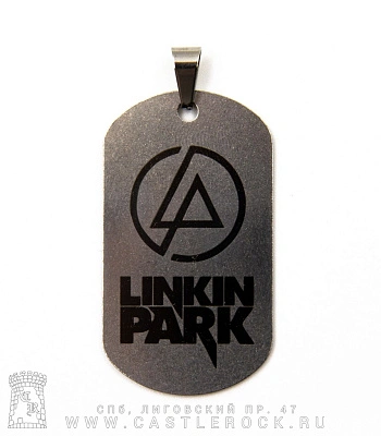 жетон с гравировкой linkin park