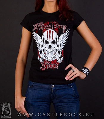 женская футболка three days grace "since 1992"
