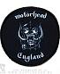 нашивка motorhead "england" (круглая)