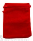 мешочек бархатный красный яркий (малый)