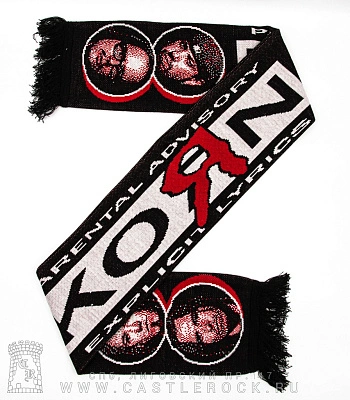 шарф korn "parental advisory explicit lyrics" (группа)