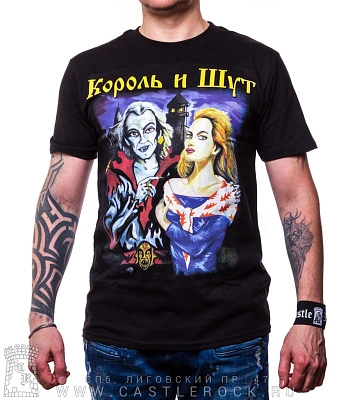 футболка король и шут "акустический альбом"