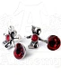 серьги alchemy gothic (алхимия готик) ulfe20 black cherry