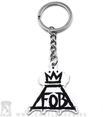 брелок металлический fall out boy