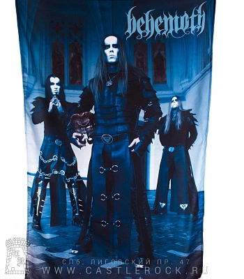 постер тканевый behemoth (группа, фон синий)