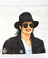 чехол на подушку michael jackson (в шляпе)