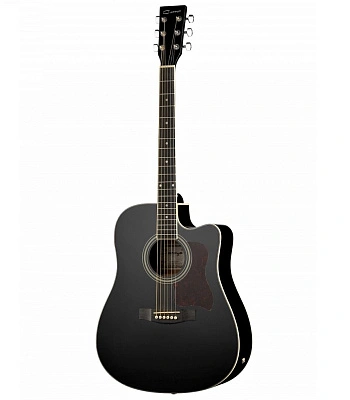 гитара электро-акустическая caraya f641eq-bk