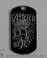 жетон exploited (черный фон)