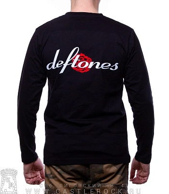 футболка deftones (череп) д/р