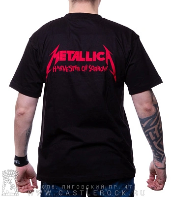 футболка metallica "harvester of sorrow"