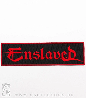 нашивка enslaved (надпись красная)