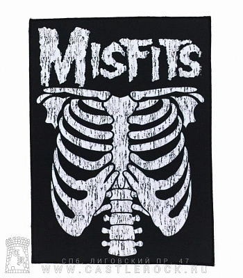 нашивка на спину misfits (ребра)