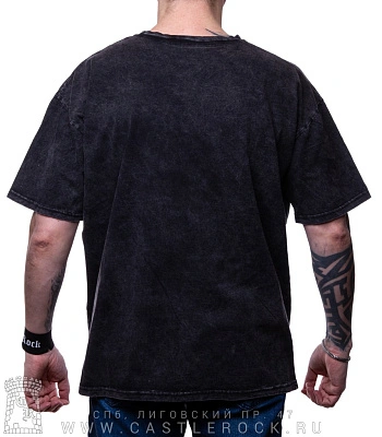 футболка linkin park "meteora" (варенка, оверсайз, серая)