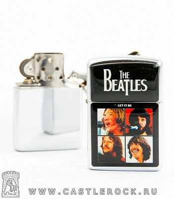 зажигалка цветная beatles "let it be"