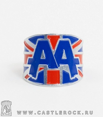 кольцо asking alexandria (синие буквы, безразмерное)