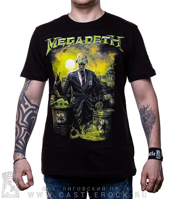 футболка megadeth toxic vic