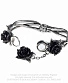 браслет alchemy gothic (алхимия готик) a125 wild black rose