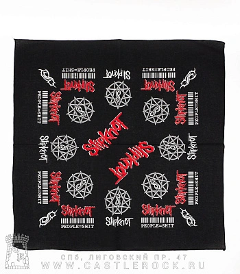 бандана slipknot (лого, черная)