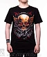 футболка череп крылатый
