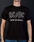 футболка ac/dc "back in black" (белый контур)