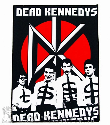 нашивка на спину dead kennedys (группа, лого)