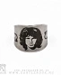 кольцо сталь с гравировкой doors jim morrison (безразмерное)