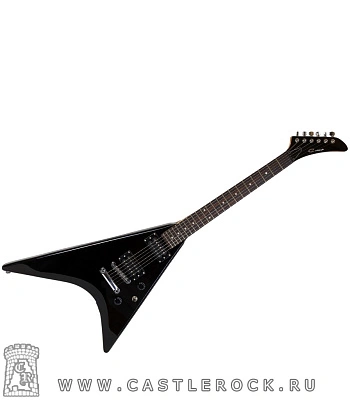 электрогитара v-образная caraya e233bk
