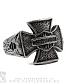 кольцо harley-davidson (крест железный)