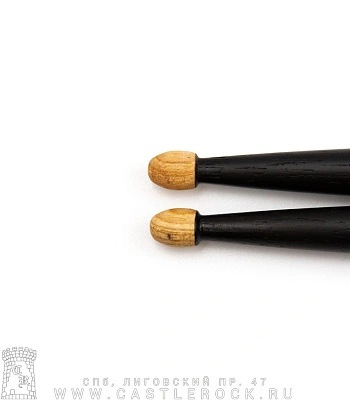 барабанные палочки hun 5a (черные) деревянные наконечники