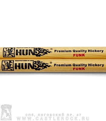барабанные палочки hun premium funk деревянные наконечники