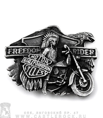 пряжка harley-davidson "freedom rider"