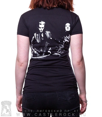 женская футболка lacrimosa "fassade"