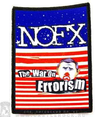 нашивка nofx "the war on errorism"