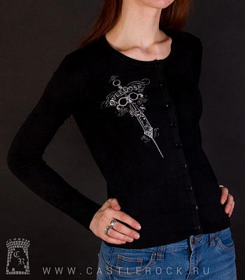 кардиган женский deadly seven "overdose of sin"