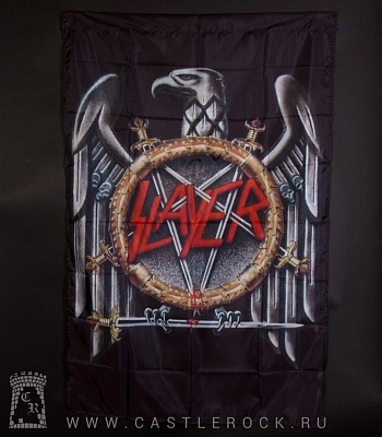 флаг slayer (лого, орел)