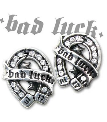 серьги alchemy gothic (алхимия готик) ulfe10 bad luck