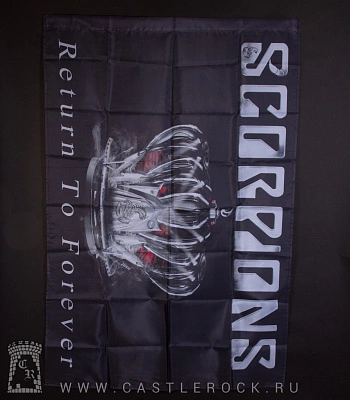 флаг scorpions "return to forever" (корона)