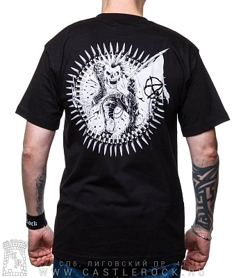 футболка punks not dead (скелеты панков)