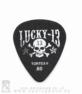медиатор dunlop байкер "lucky 13" l18