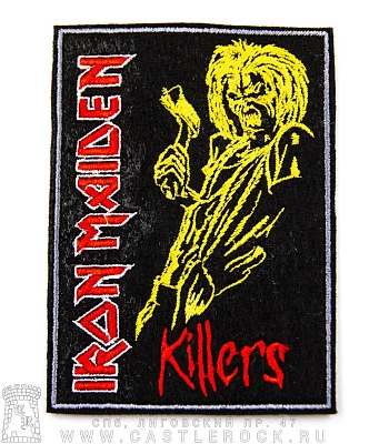 нашивка iron maiden "killers" (вышивка)