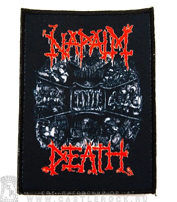 нашивка napalm death "change your life"