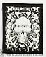 нашивка megadeth "13"