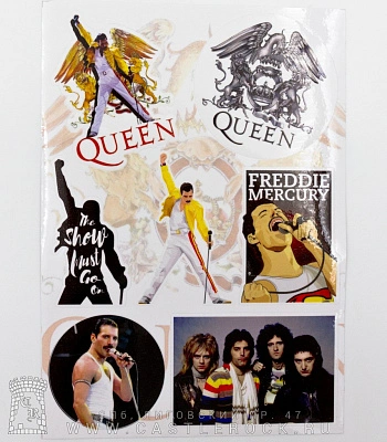 набор наклеек queen 02 (стикерпак)
