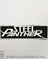 нашивка steel panther (лого белое)