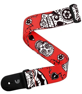 ремень для гитары red sugar skulls p20w1414