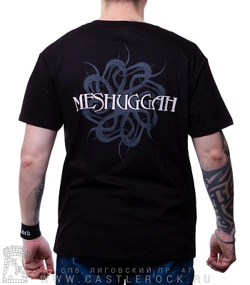 футболка meshuggah "the violent sleep of reason" (принт большой)