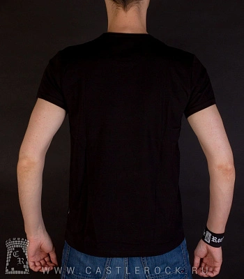 футболка череп гориллы в очках и шляпе (светится)