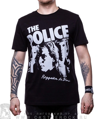 футболка police "reggatta de blanc"