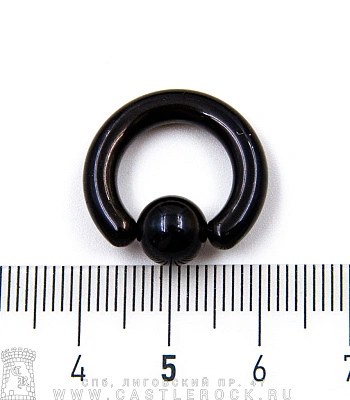 Кольцо BCR Хард Сталь Черное 4 х 13 х 8