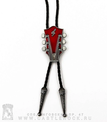 боло гитара (головка грифа, эмаль красная)